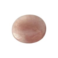 Genuine Polished Rose Quartz Worry Stone