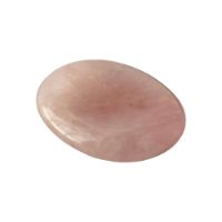Genuine Polished Rose Quartz Worry Stone