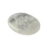Genuine Polished Clear Quartz Worry Stone (Crystal Quartz)