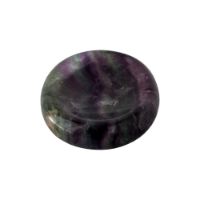 Genuine Polished Fluorite Worry Stone