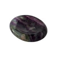 Genuine Polished Fluorite Worry Stone