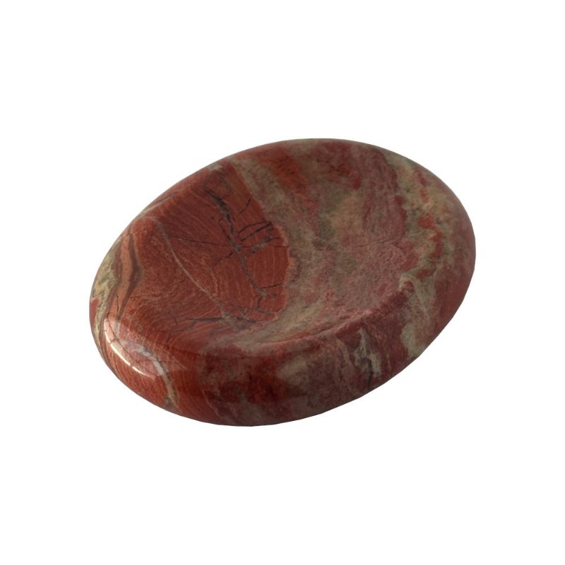 Genuine Polished Red Jasper Worry Stone