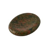 Genuine Polished Unakite Worry Stone