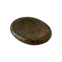 Genuine Polished Unakite Worry Stone