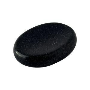 Polished Blue Sandstone worry stone for anxiety relief