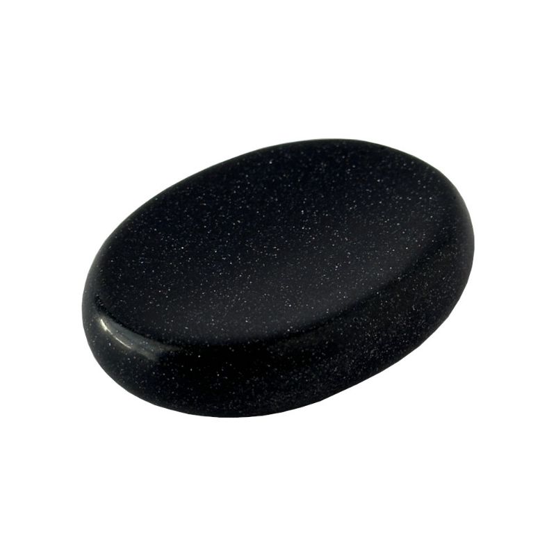 Polished Blue Sandstone worry stone for anxiety relief