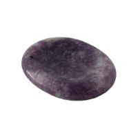 Genuine Polished Lepidolite Worry Stone