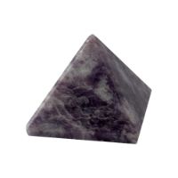 Genuine Polished Lepidolite Pyramid