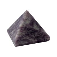 Genuine Polished Lepidolite Pyramid