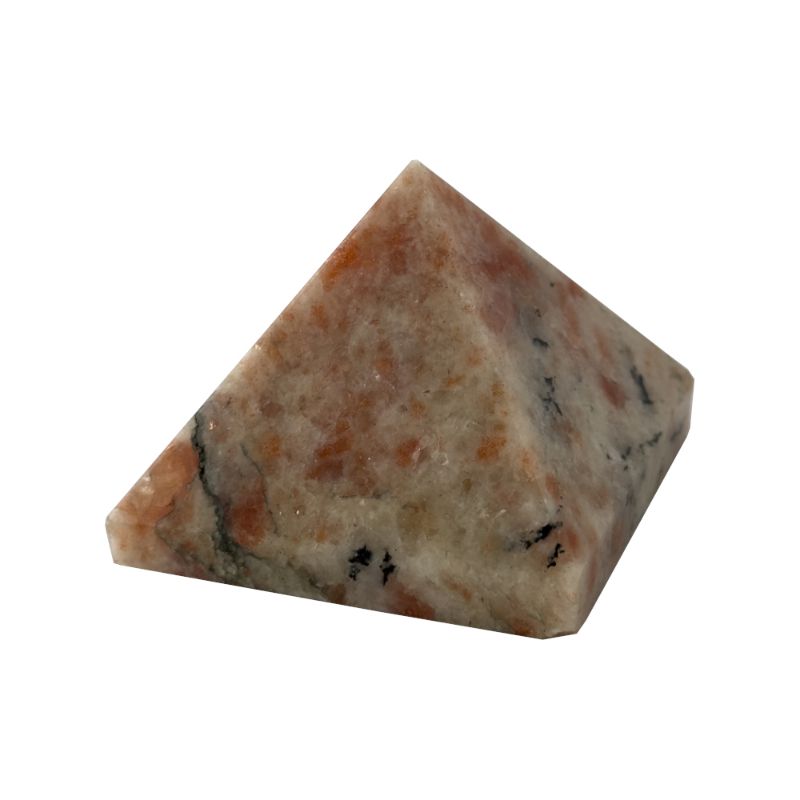 Genuine Polished Sunstone Pyramid