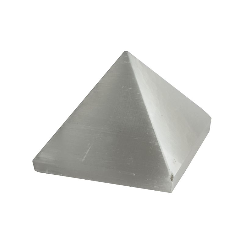 Genuine Polished Selenite Pyramid