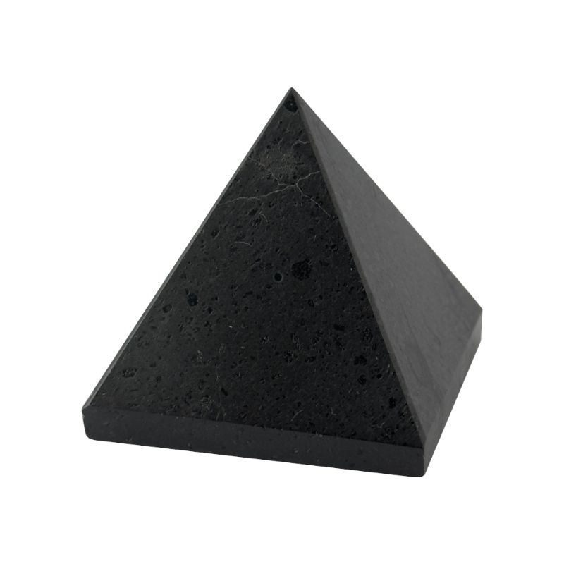 Genuine Polished Black Jasper Pyramid