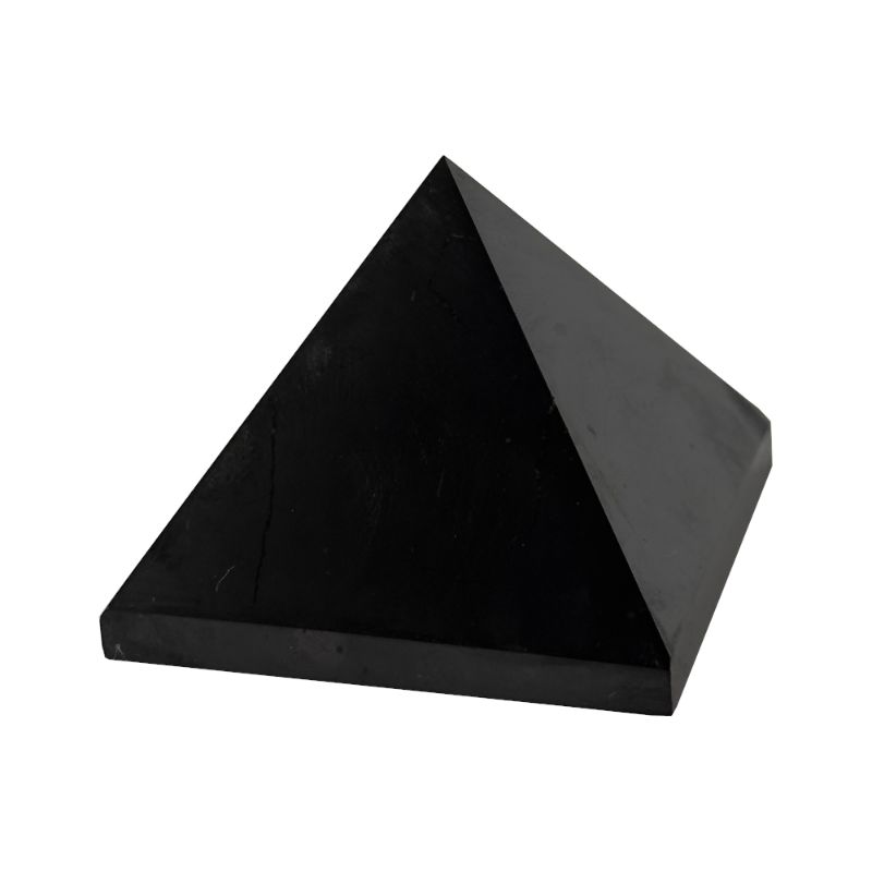 Genuine Polished Shungite Pyramid