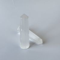 Genuine Polished Selenite Crystal Tower Point