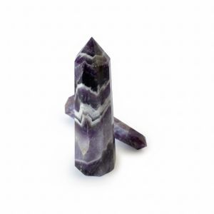 Amethyst crystal tower point for anxiety relief