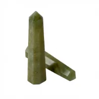 Genuine Polished Green Aventurine Crystal Tower Point