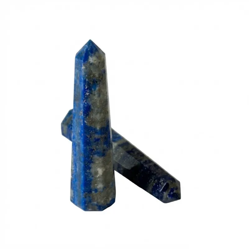 Genuine Polished Lapis Lazuli Crystal Tower Point