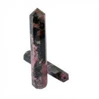 Genuine Polished Rhodonite Crystal Tower Point
