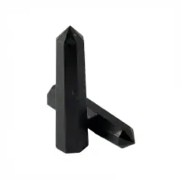 Genuine Polished Shungite Crystal Tower Point