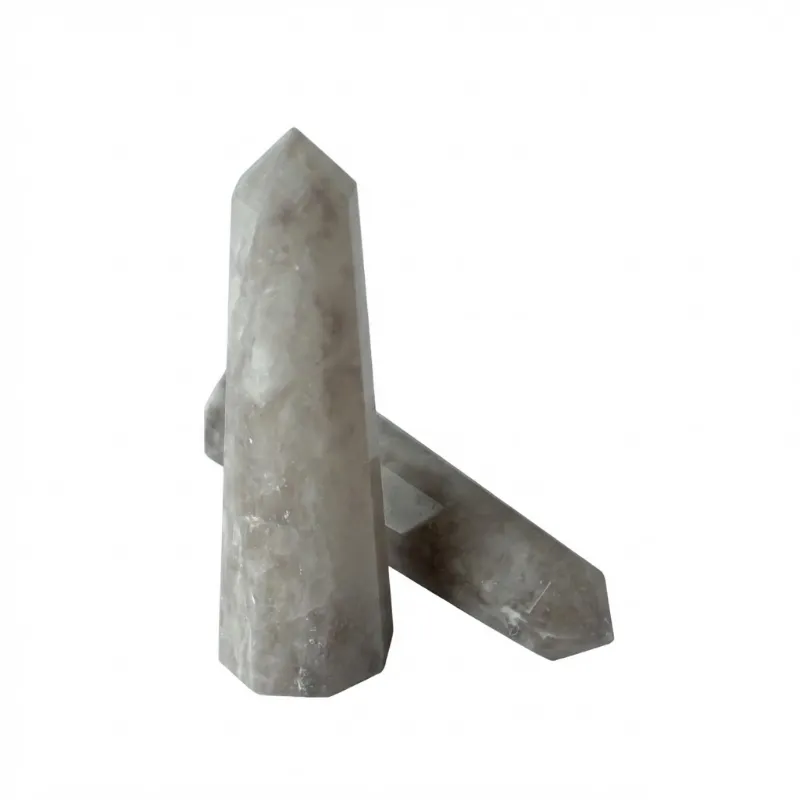 Genuine Polished Smoky Quartz Crystal Tower Point