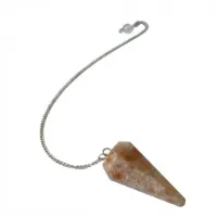 Genuine Polished Sunstone Pendulum