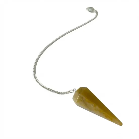 Genuine Polished Yellow Aventurine Pendulum